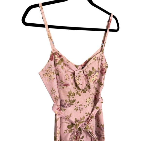 Reformation Size 6 Belize Mini Dress Lavender Floral Feminine Coquette Cottage - Picture 3 of 10